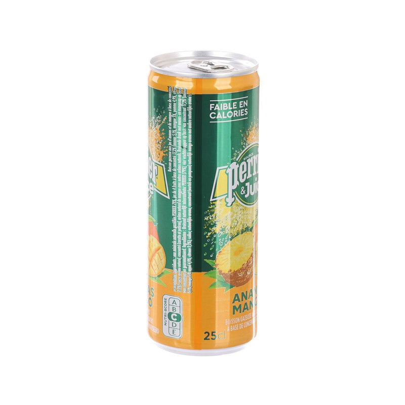PERRIER Sparkling Mineral Water - Pineapple & Mango[Can]  (250mL)
