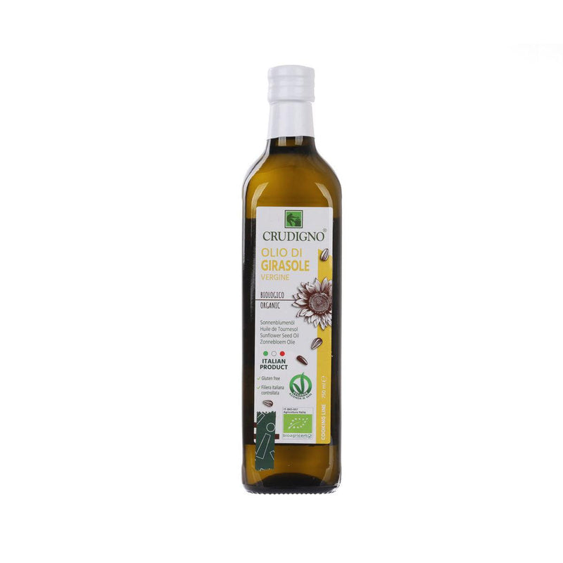 CRUDIGNO Organic Cold Pressed Sunflower Seed Oil  (750mL)