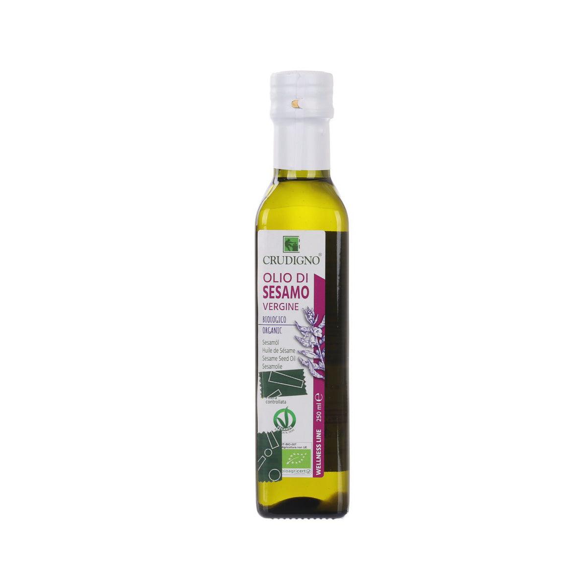 CRUDIGNO Organic Cold Pressed Sesame Seed Oil  (250mL)