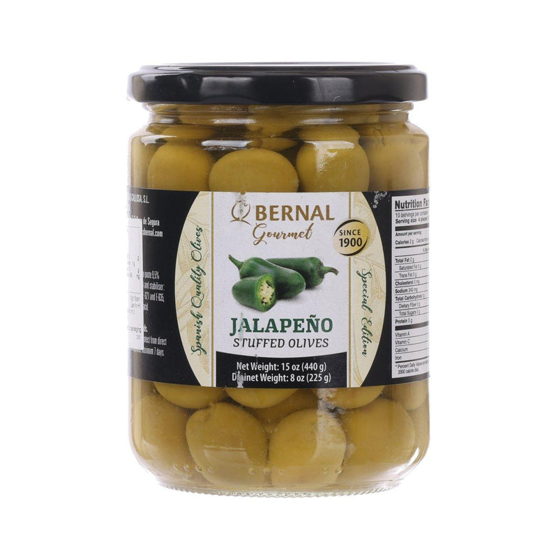 BERNAL Jalapeno Stuffed Olives  (436g  )