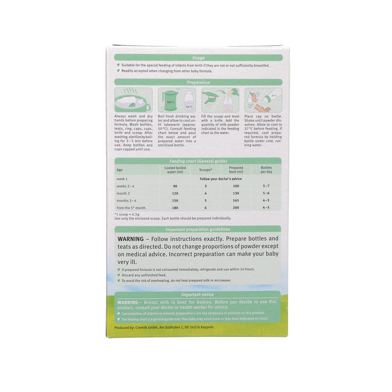 HOLLE Organic Infant Goat Milk Formula 1  (400g)