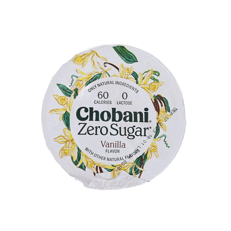 CHOBANI Zero Sugar Nonfat Greek Yogurt - Vanilla Flavor  (150g)