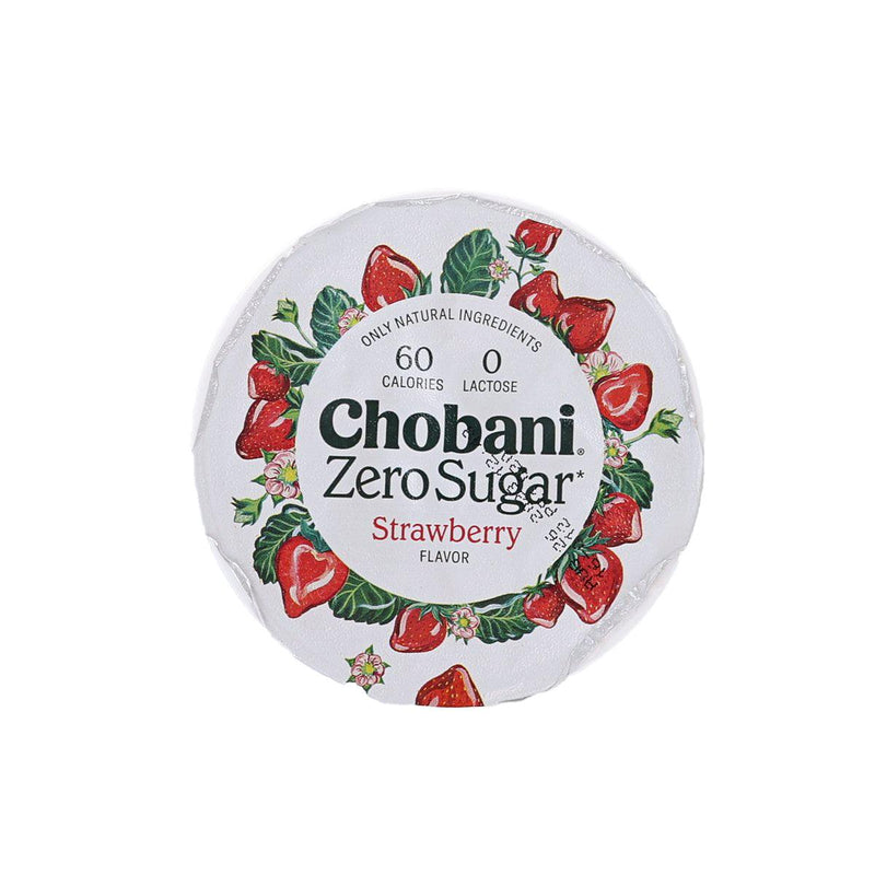 CHOBANI Zero Sugar Nonfat Greek Yogurt - Strawberry Flavor  (150g)