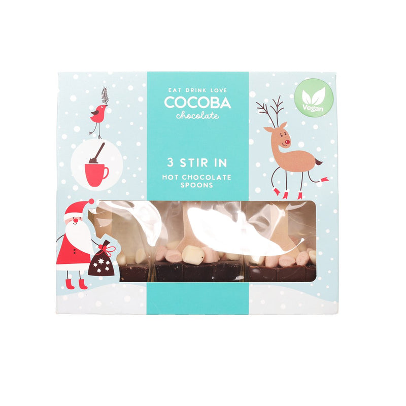 COCOBA Hot Chocolate Spoon Gift Set  (150g)