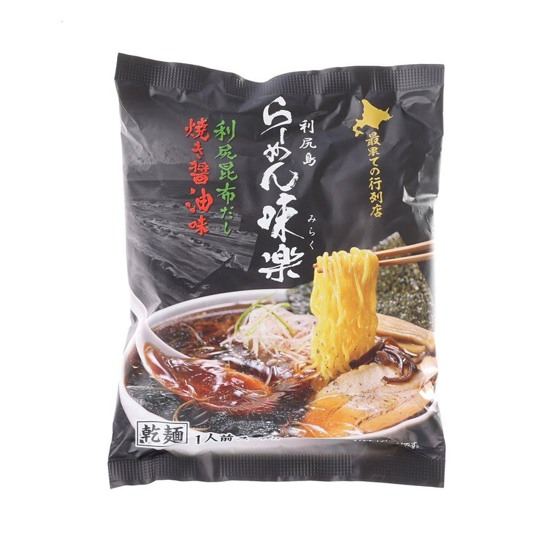 NISHIYAMA SEIMEN Rishiri Miraku Ramen - Grilled Soy Sauce  (120g)