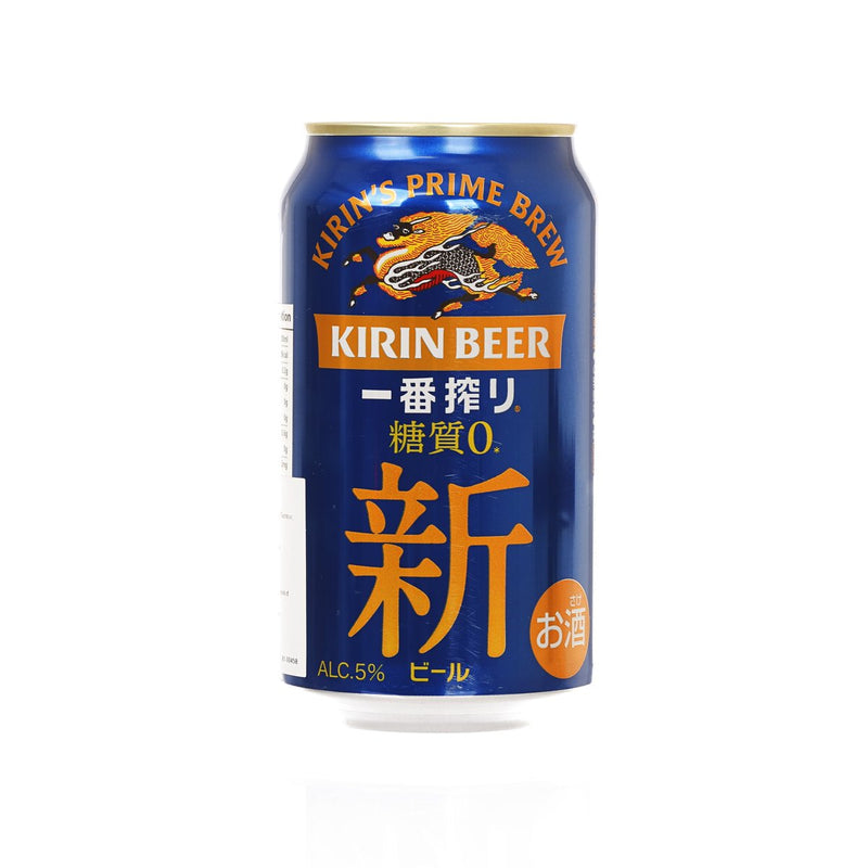 麒麟 一番搾 零糖質啤酒 (酒精濃度 5%) [罐裝]  (350mL)