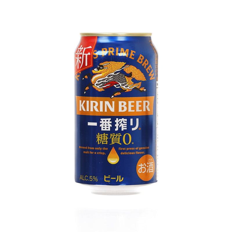 麒麟 一番搾 零糖質啤酒 (酒精濃度 5%) [罐裝]  (350mL)