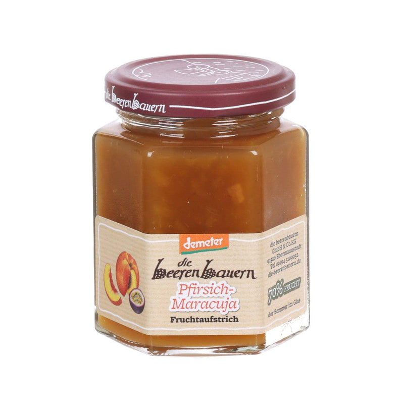 BEERENBAUERN Organic 70% Fruit Peach Passion Fruit Jam  (200g)