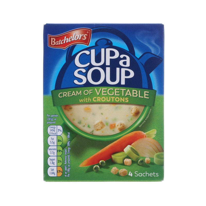 BATCHELORS Cup a Soup - Cream of Vegetable with Croutons  (122g)