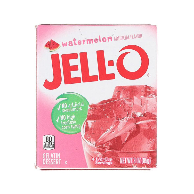 JELL-O Gelatin Dessert Mix - Watermelon Flavor  (85g)