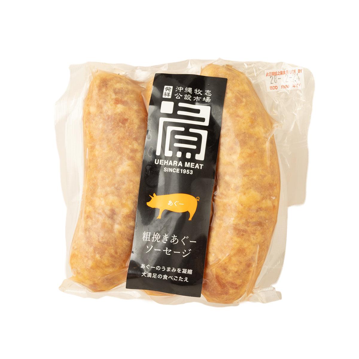 UEHARA MEAT Coarsely Ground Agu Sausage  (300g)