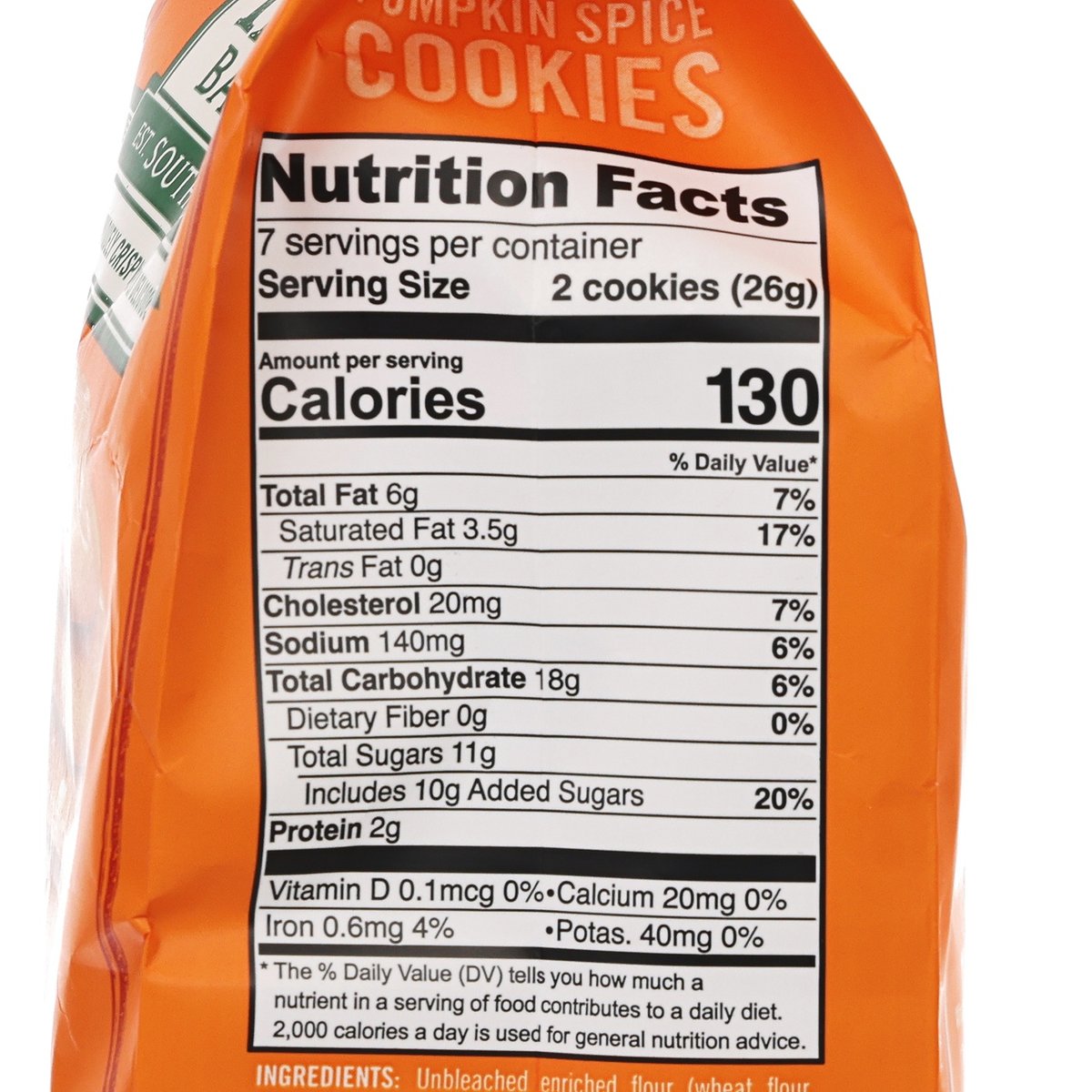 TATE'S Pumpkin Spice Cookies  (184g)