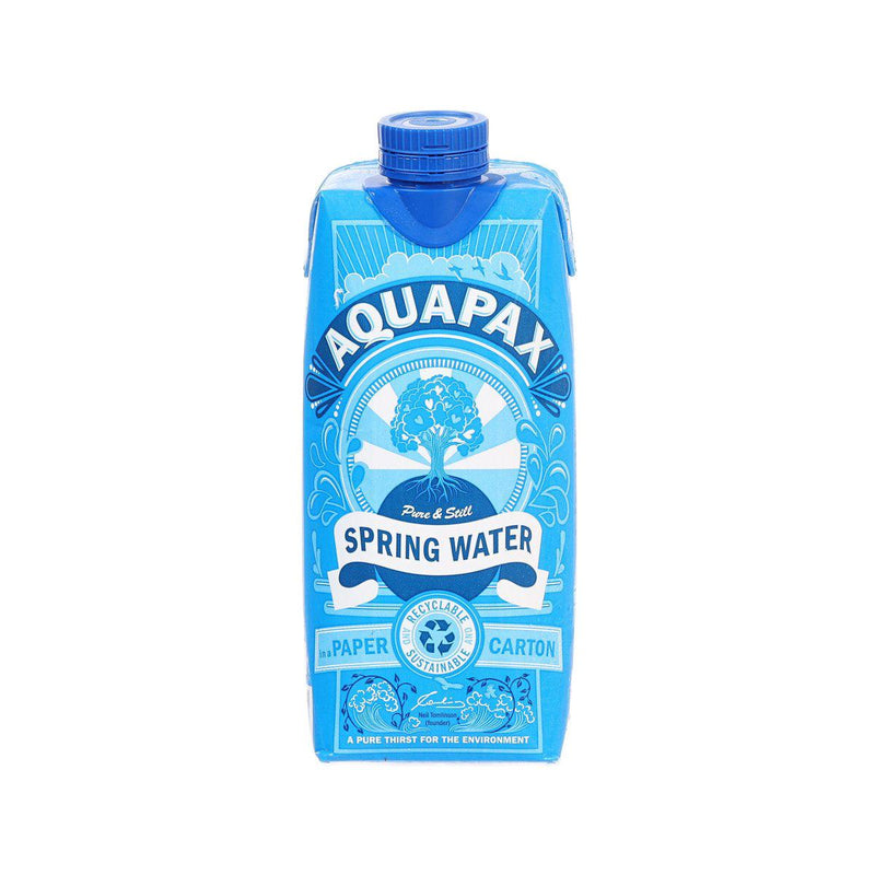 AQUAPAX 天然泉水 [紙包裝] (500mL)