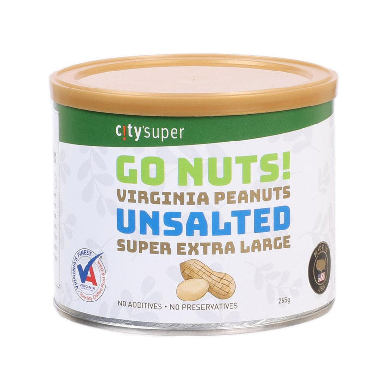 CITYSUPER Unsalted Virginia Peanuts  (255g)