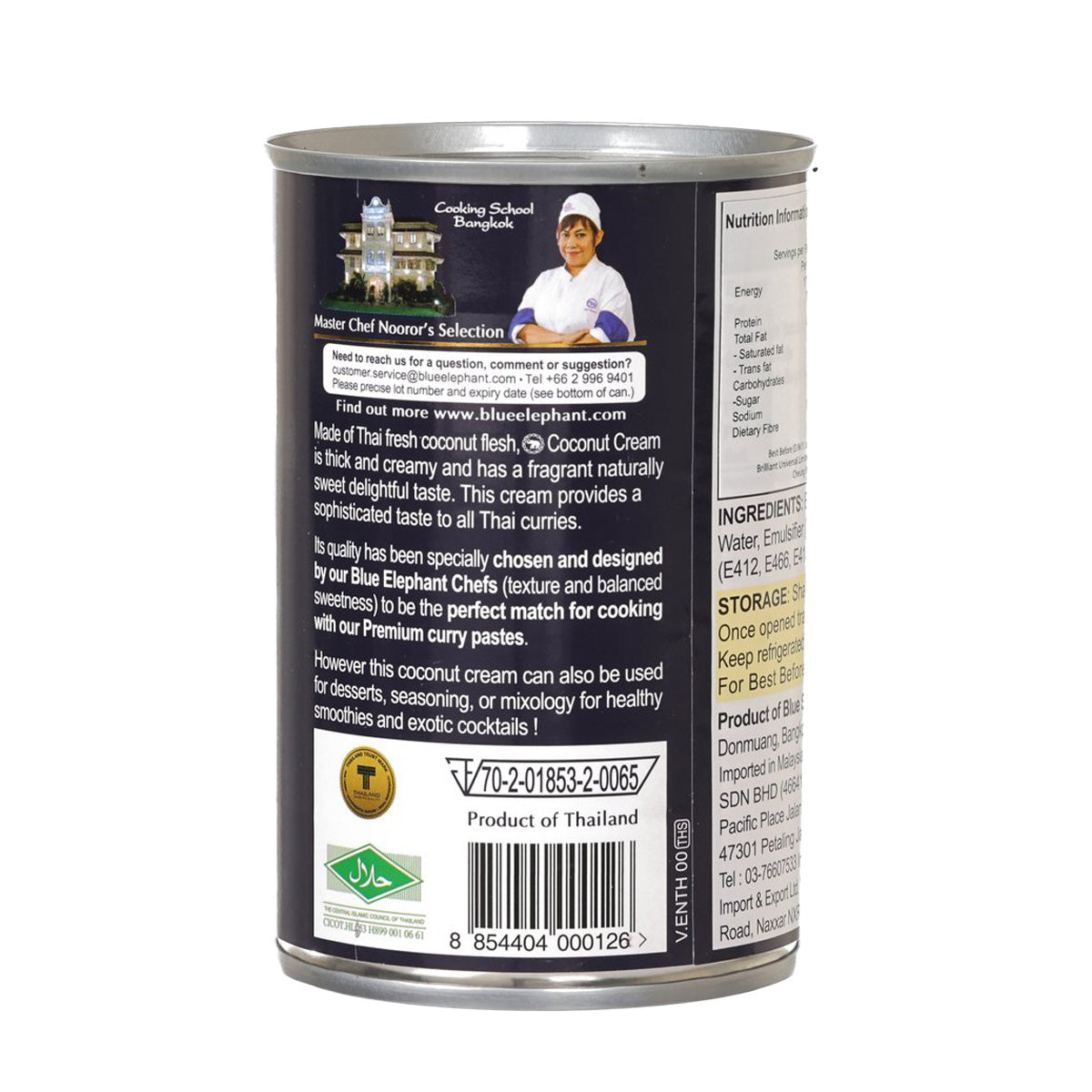 BLUE ELEPHANT Coconut Milk  (400mL)