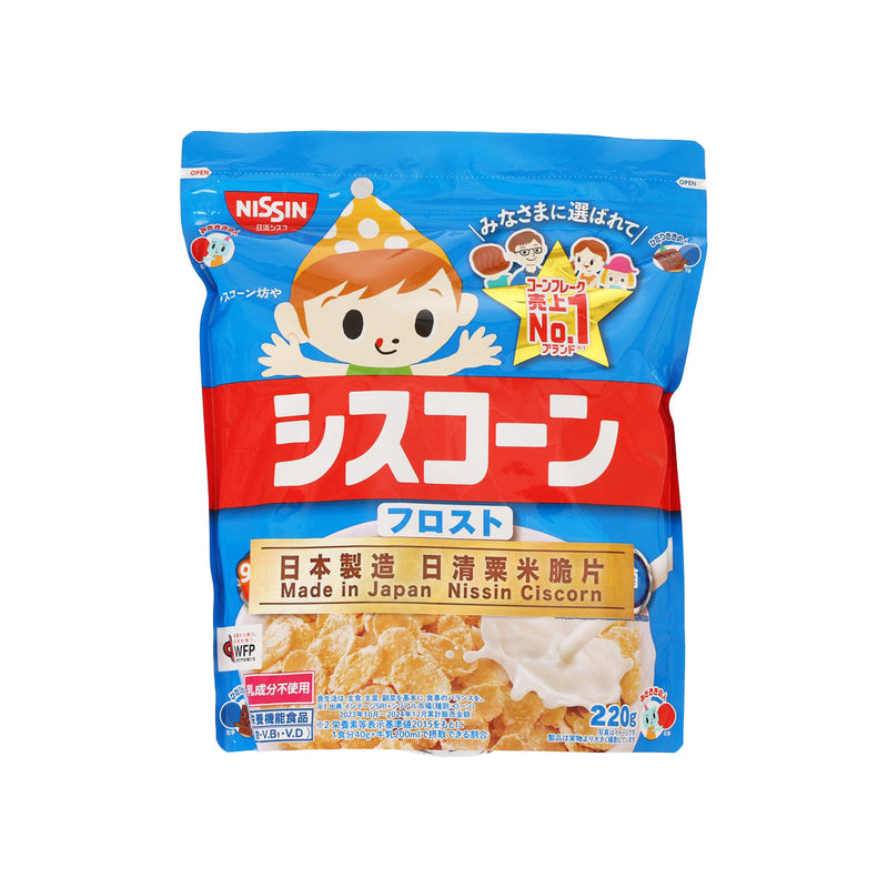 NISSIN CISCO Ciscorn Big Cornflakes - Frost Flavor  (220g)