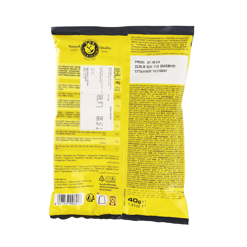 FOX Hand Cooked Potato Chips - Sourcream & Onion  (40g)