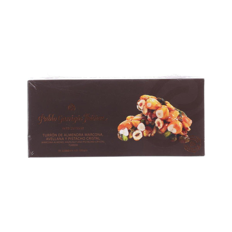 PABLO GARRIGOS IBANEZ Marcona Almond, Hazelnut, Pistachio Crystal Turron  (250g)