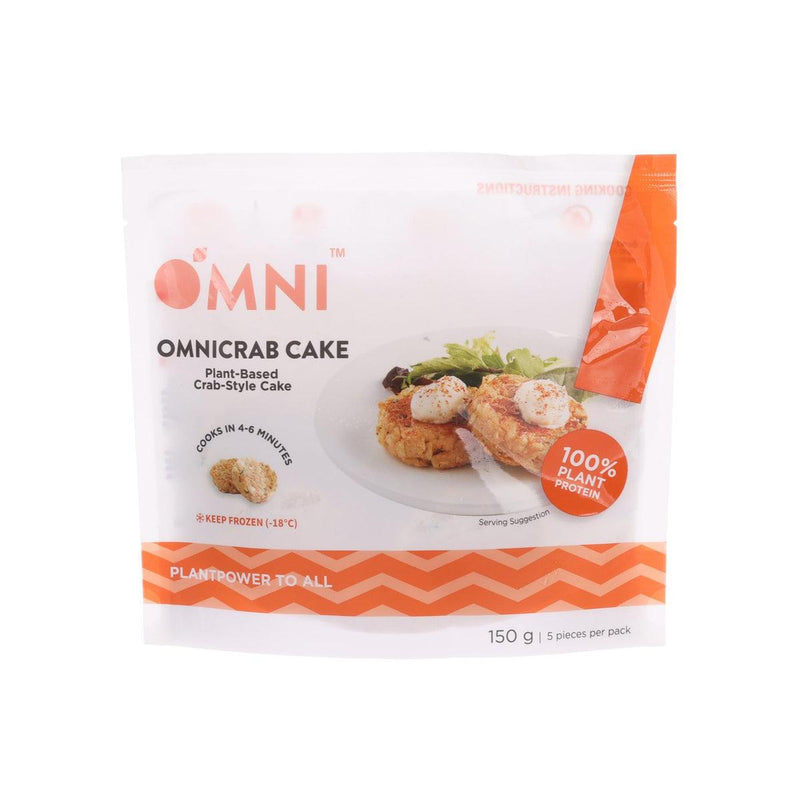 OMNIFOODS Omnicrab Cake (Plant-Based Crab-Style Cake)  (150g)