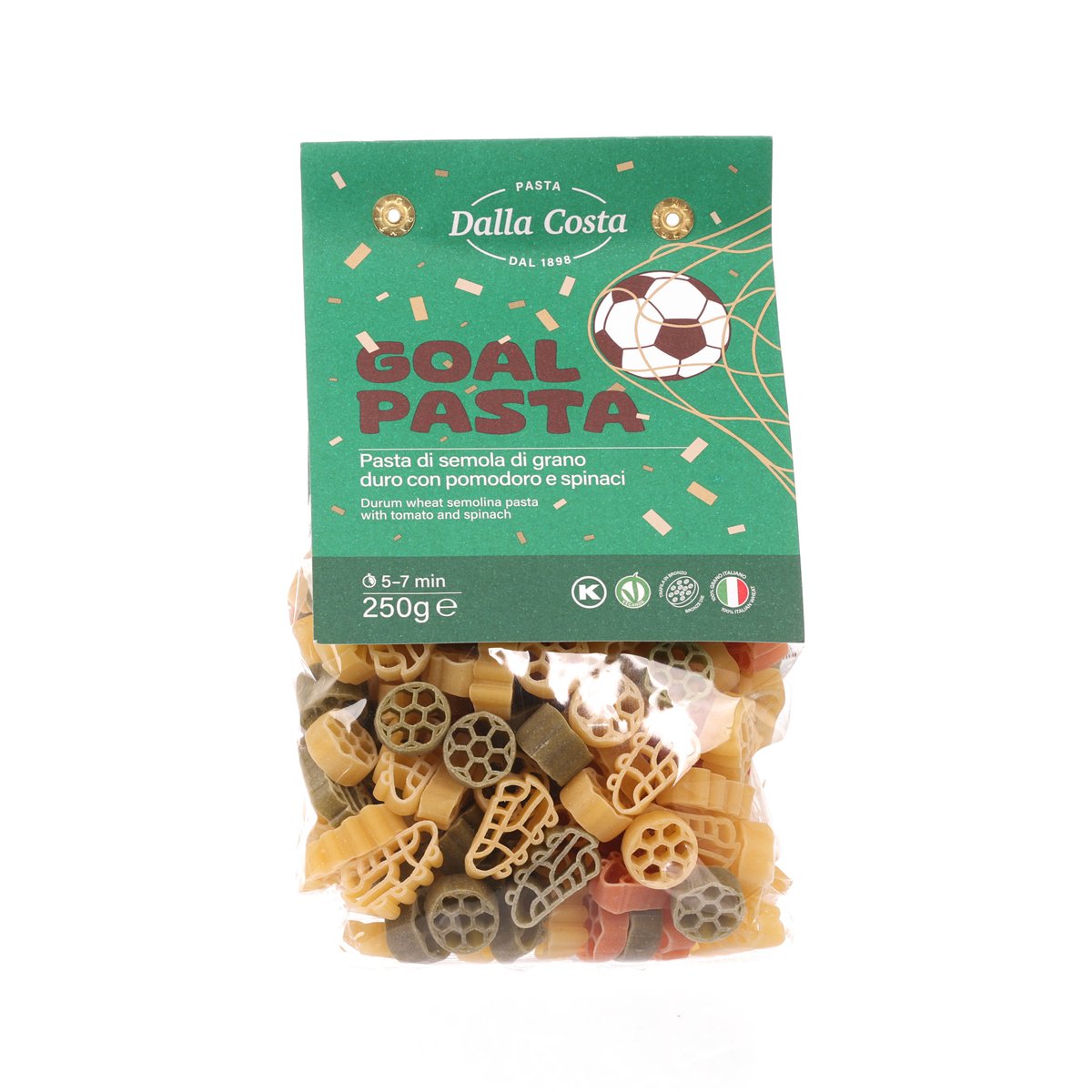 DALLA COSTA 三色番茄菠菜意大利粉 - 足球  (250g)