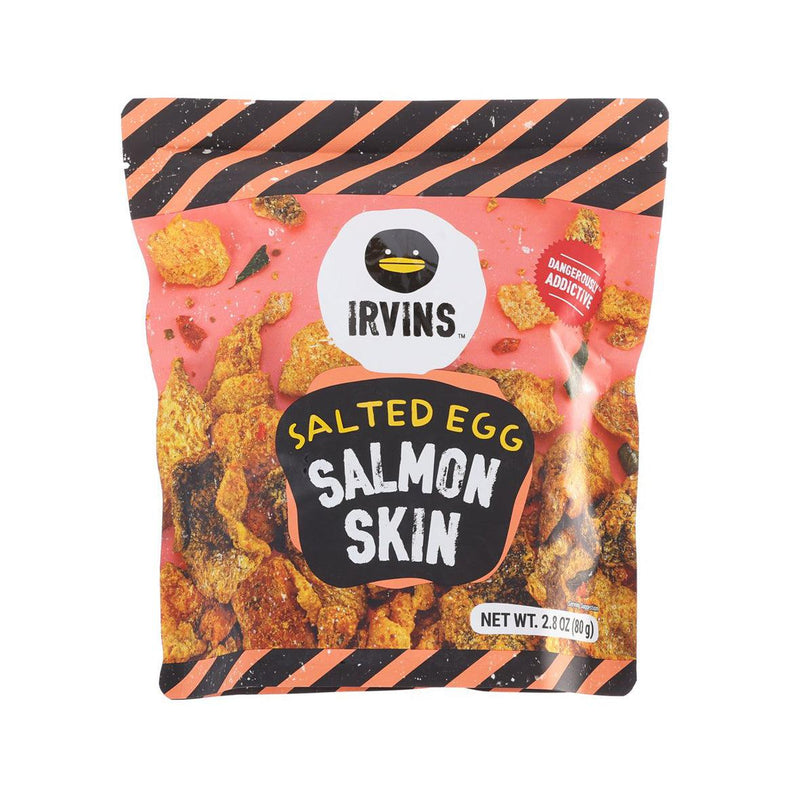 IRVINS Salted Egg Salmon Skin  (80g)