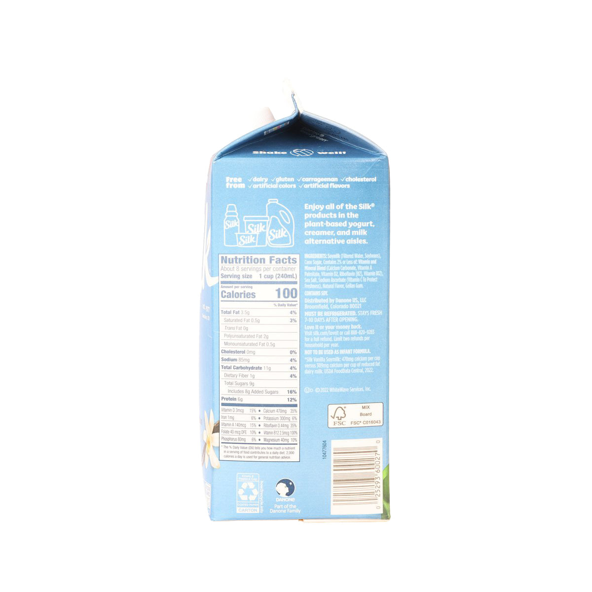 SILK Soymilk - Vanilla  (1.89L)