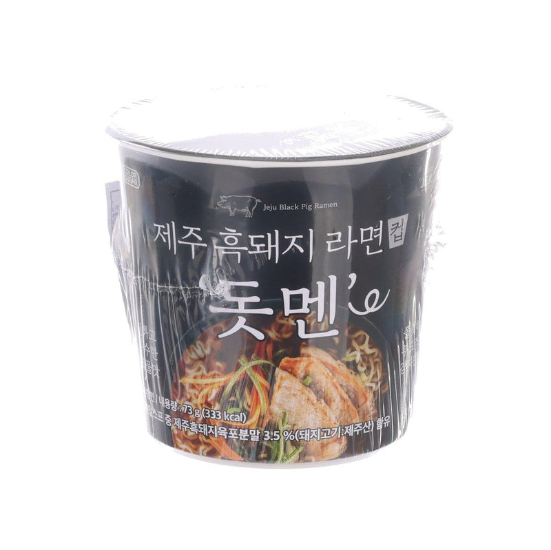 COLOR SUGAR Jeju Black Pig Cup Ramen  (65g)