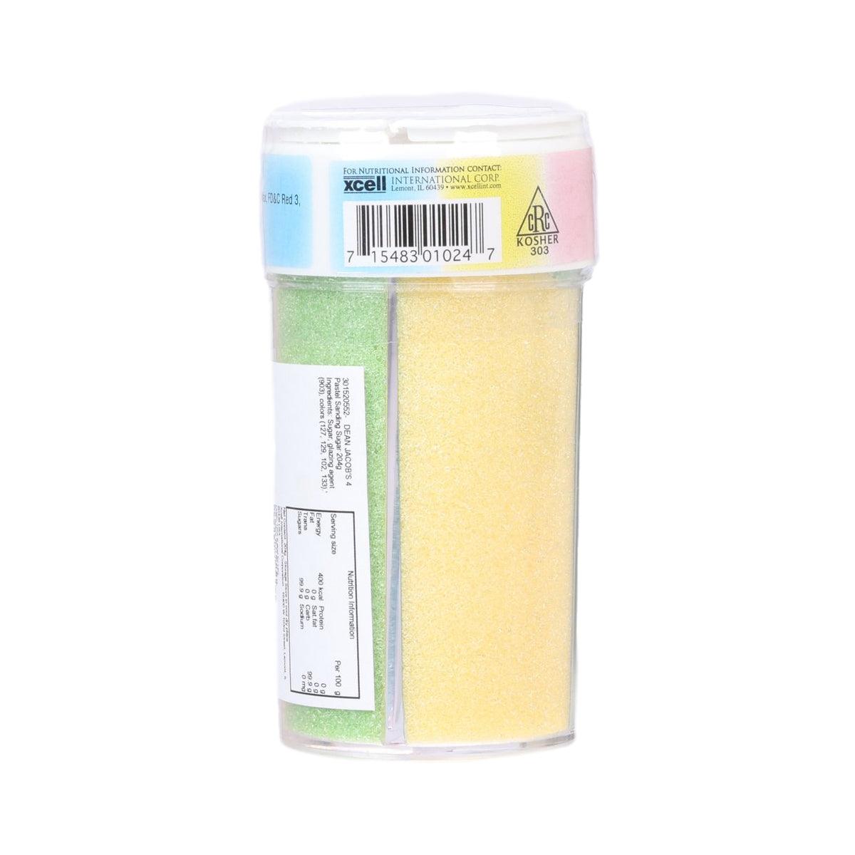 DEAN JACOB'S 4 Pastel Sanding Sugar  (204g)