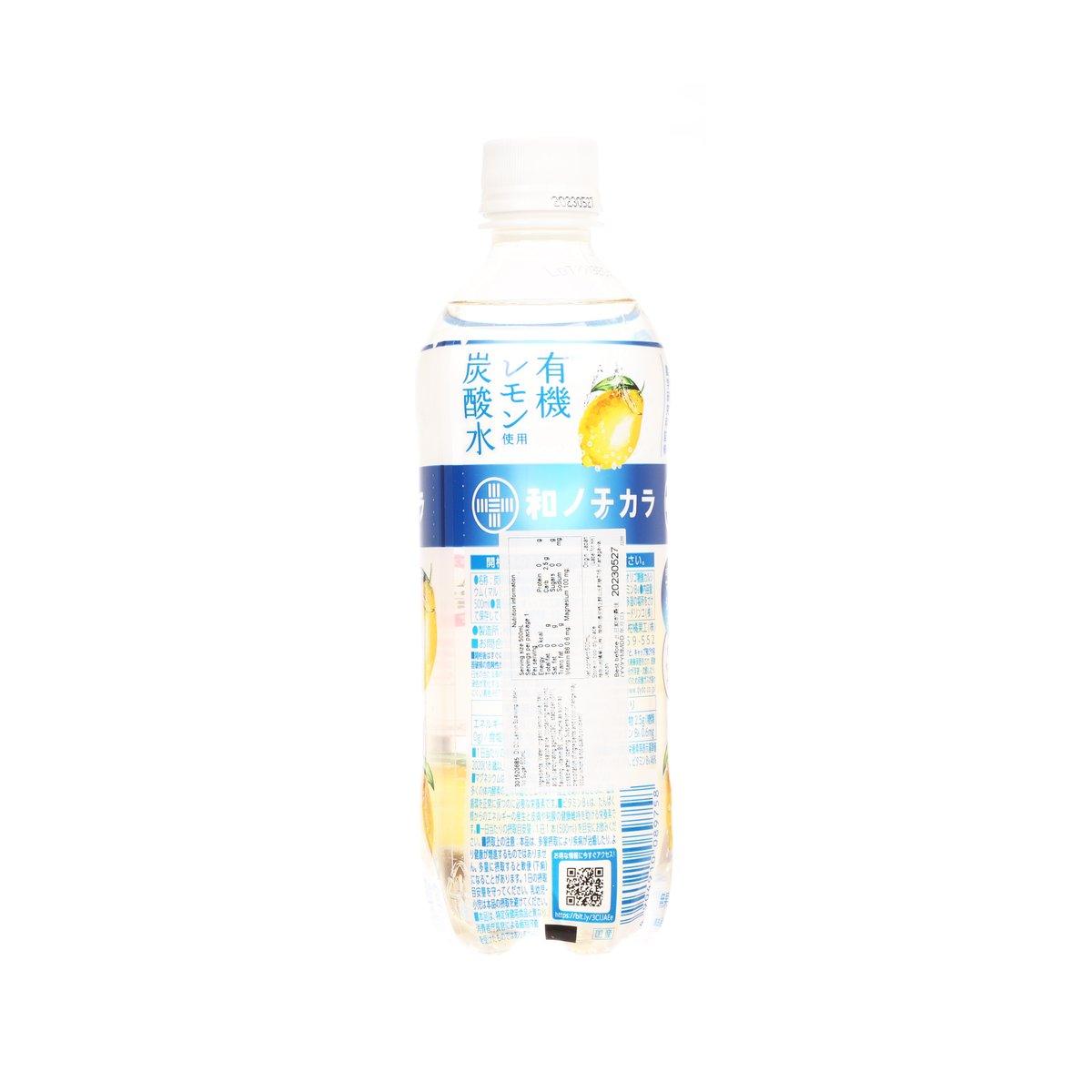 DYDO 有機檸檬無糖炭酸水 [膠樽裝]  (500mL)