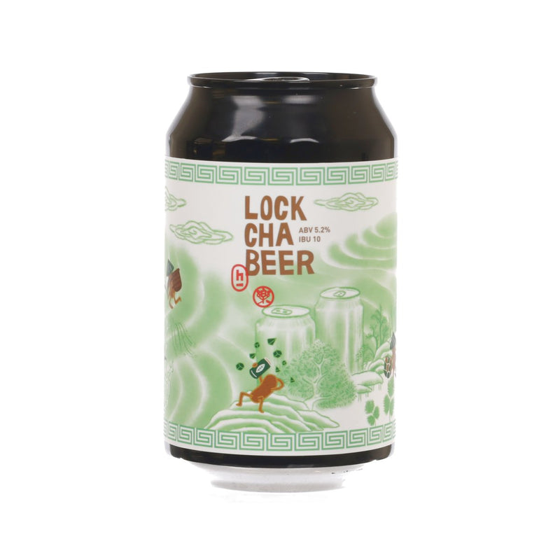 HEROES BEER X LOCKCHA Jasmine Green Tea Wheat Beer (Alc 5.2%) [Can]  (330mL)