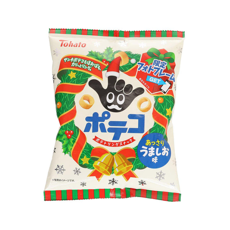 TOHATO Christmas Poteko Potato Ring Snack - Salt  (70g)