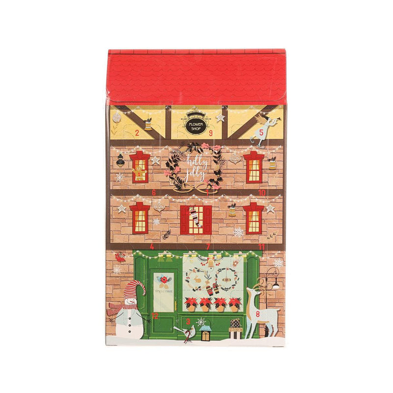 EUREKA Xmas Flower Shop Advent Calendar with Snacks  (71g)