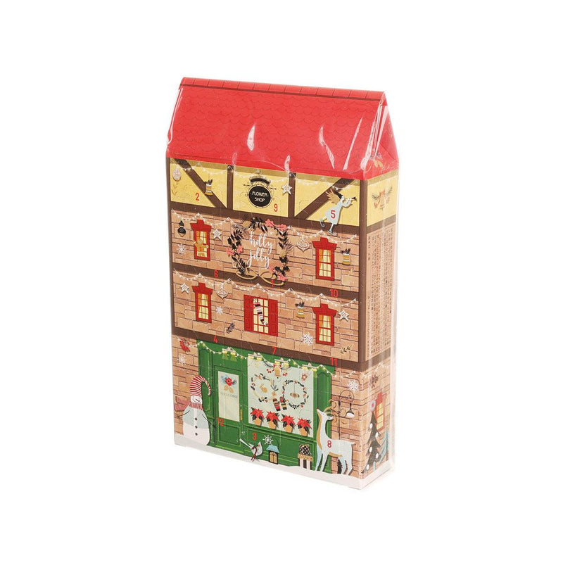 EUREKA Xmas Flower Shop Advent Calendar with Snacks  (71g)