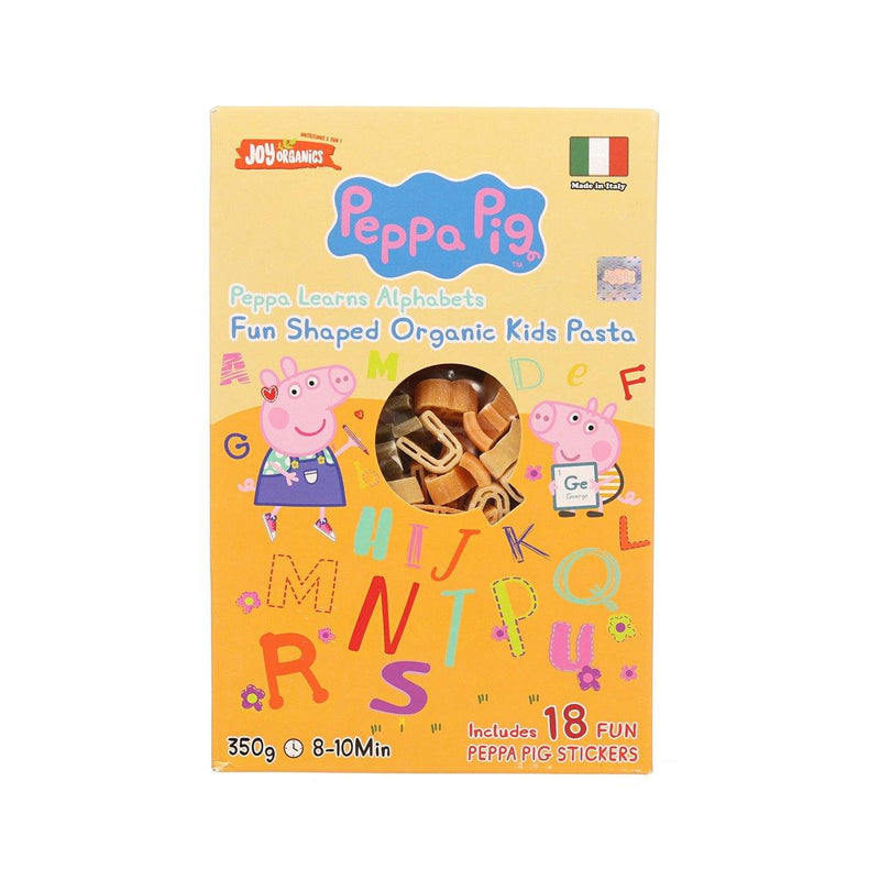 JOY ORGANICS Peppa Pig Organic Kids Pasta - Alphabets  (350g)