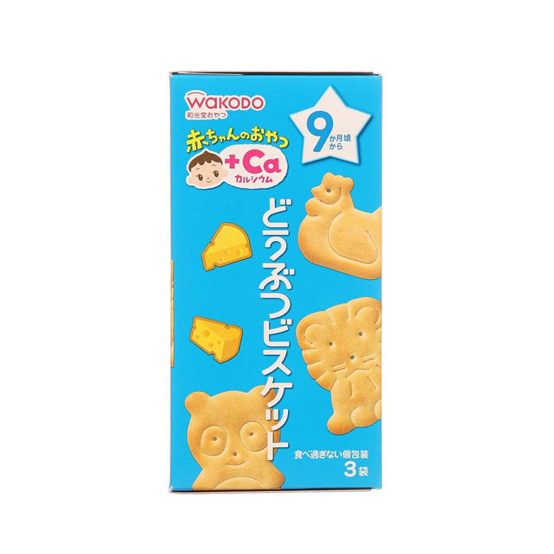 WAKODO Animal-Shaped Cheese Biscuits  (35g)