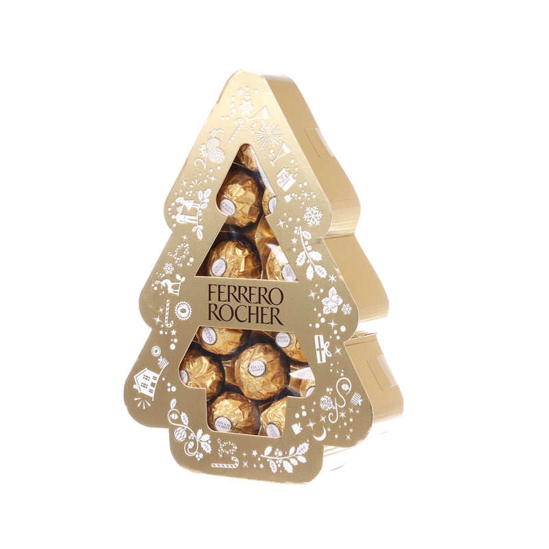 FERREROROCHER Hazelnut Milk Chocolate Christmas Tree Gift Box  (150g)
