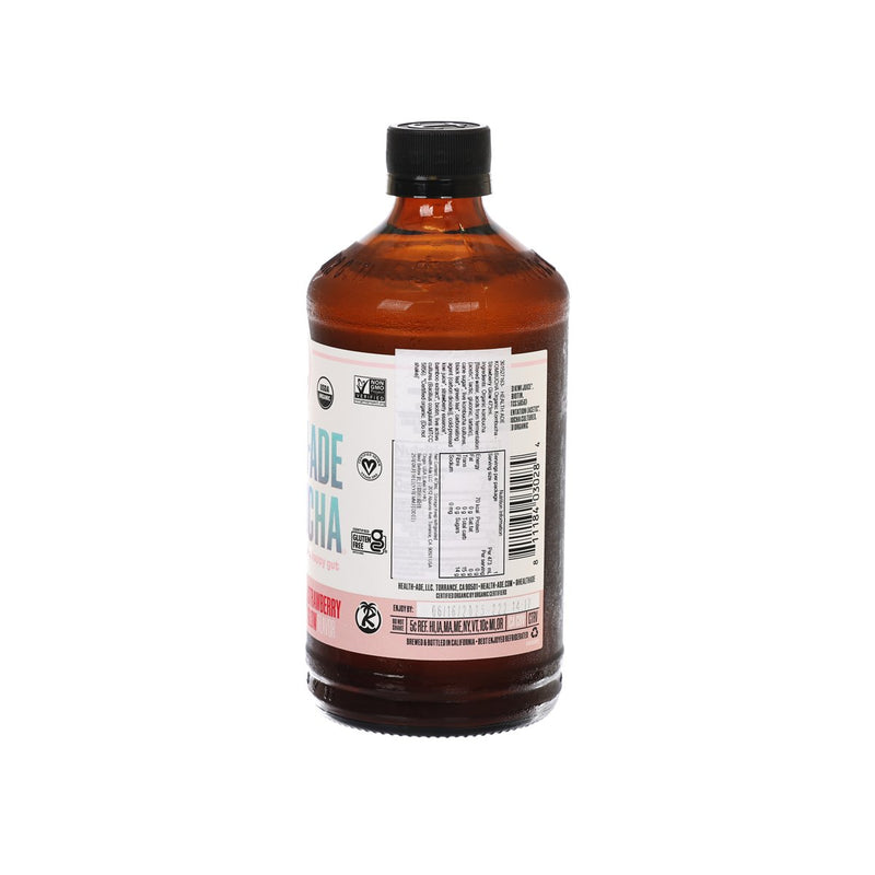 HEALTH ADE KOMBUCHA 有機紅茶菌飲品 - 士多啤梨味 (473mL)