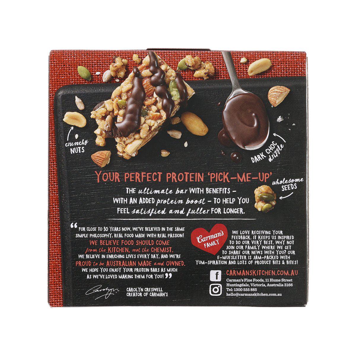CARMAN'S Protein Bar - Salted Dark Choc & Almond  (200g)