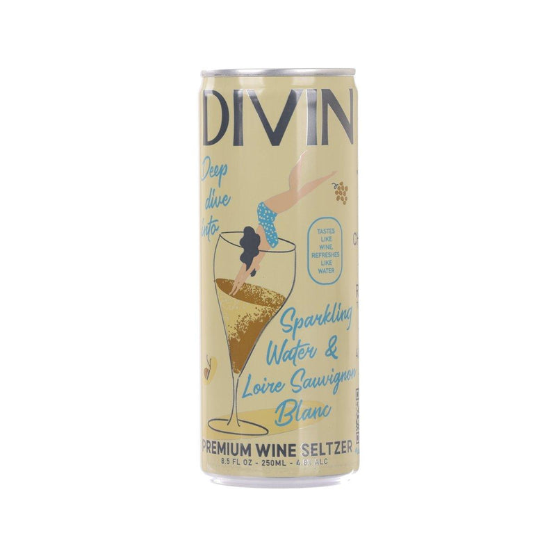 DIVIN Sauvignon Blanc Seltzer (Alc 4.8%) [Can]  (250mL)