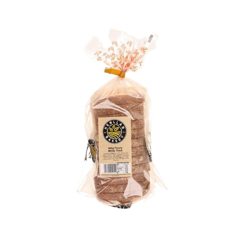 HENLLAN Thick Sliced White Bread  (400g)