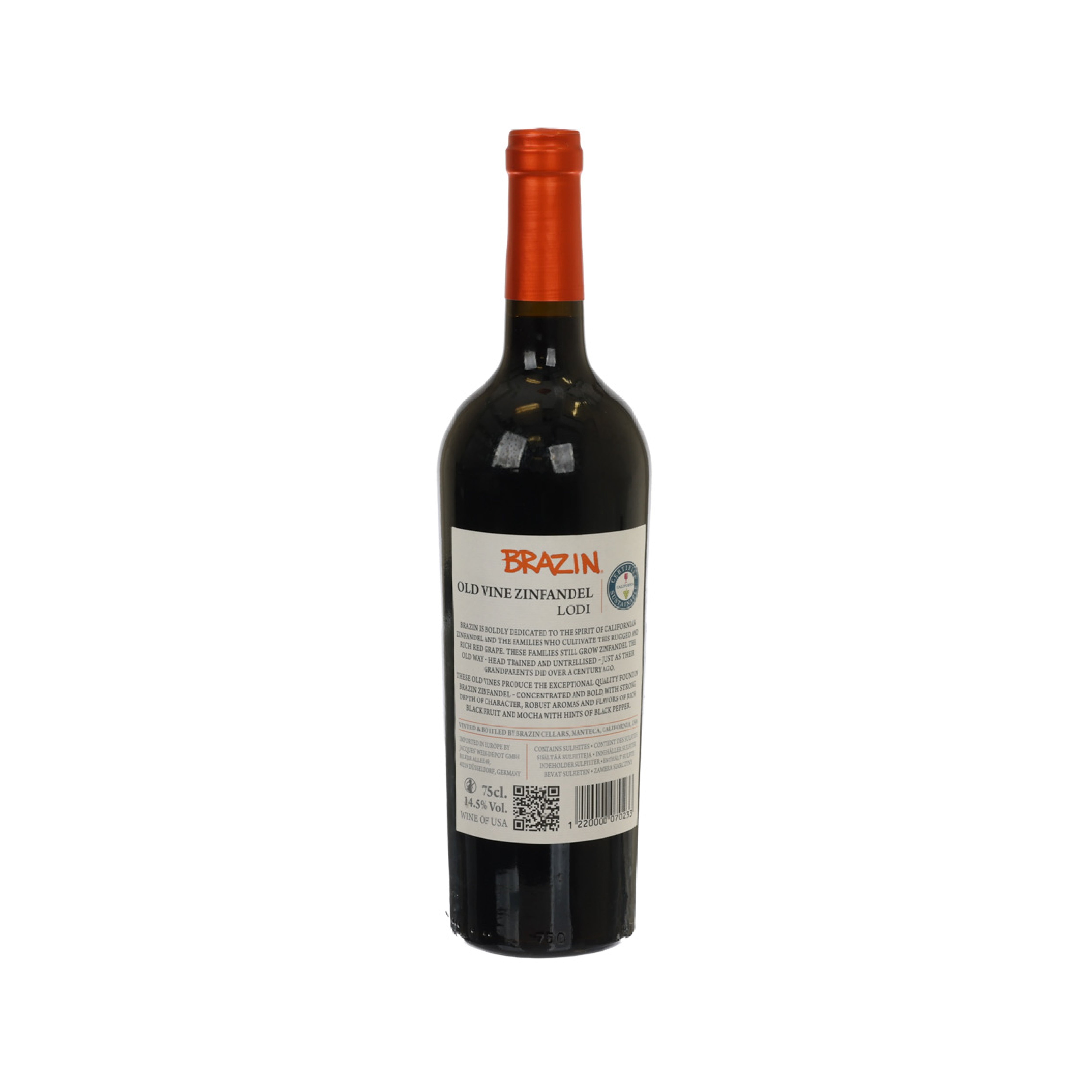 BRAZIN Old Vine Zinfandel 21/22 (750mL)
