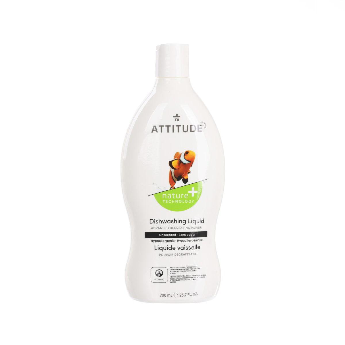 ATTITUDE Dishwashing Liquid - Unscented  (700mL)