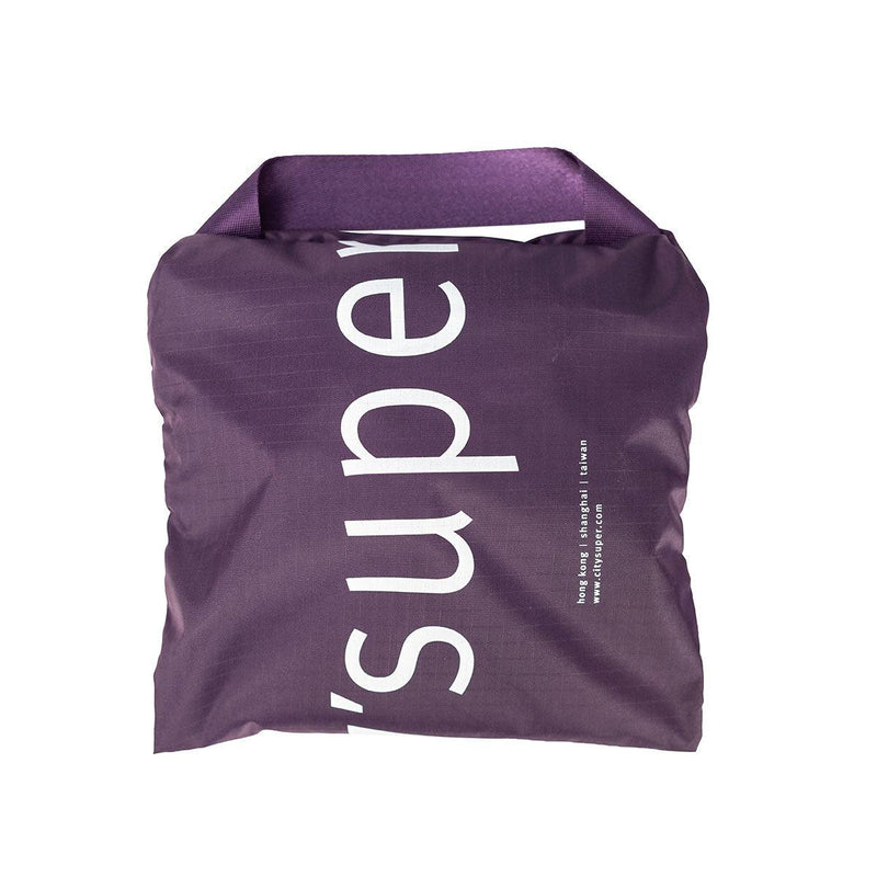 CITYSUPER Foldable Bag with 2 Inside Pocket-Deep Purple