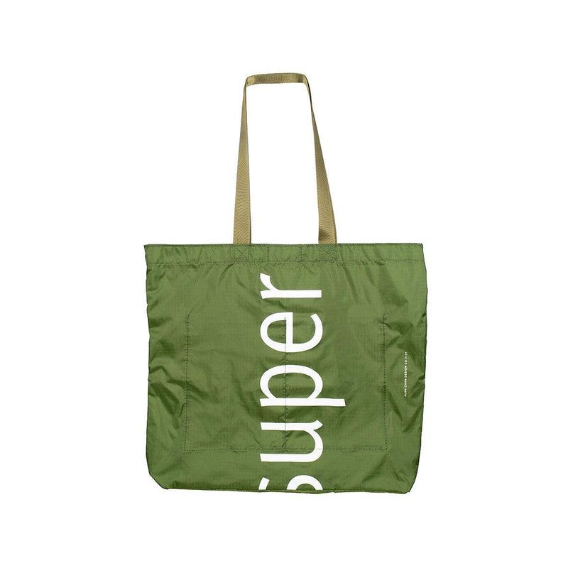CITYSUPER Foldable Bag with 2 Inside Pocket-Military Green