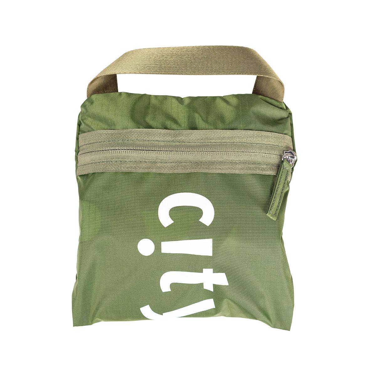 CITYSUPER Foldable Bag with 2 Inside Pocket-Military Green