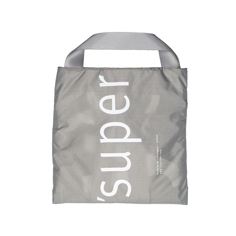 CITYSUPER Foldable Bag with 2 Inside Pocket-Taupe