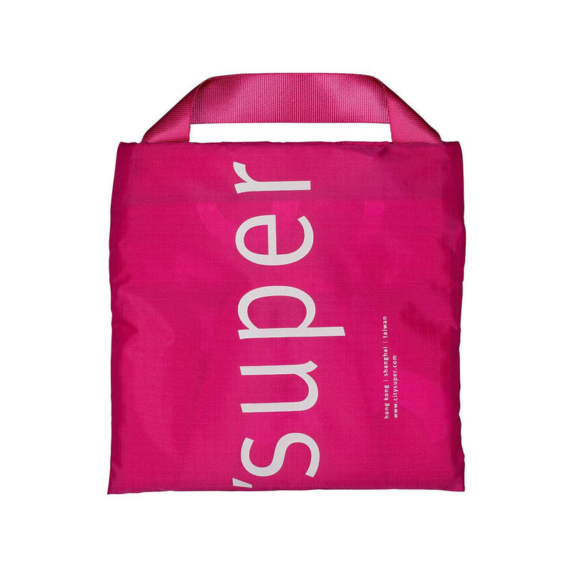 CITYSUPER 可摺疊購物袋 - 粉紅色