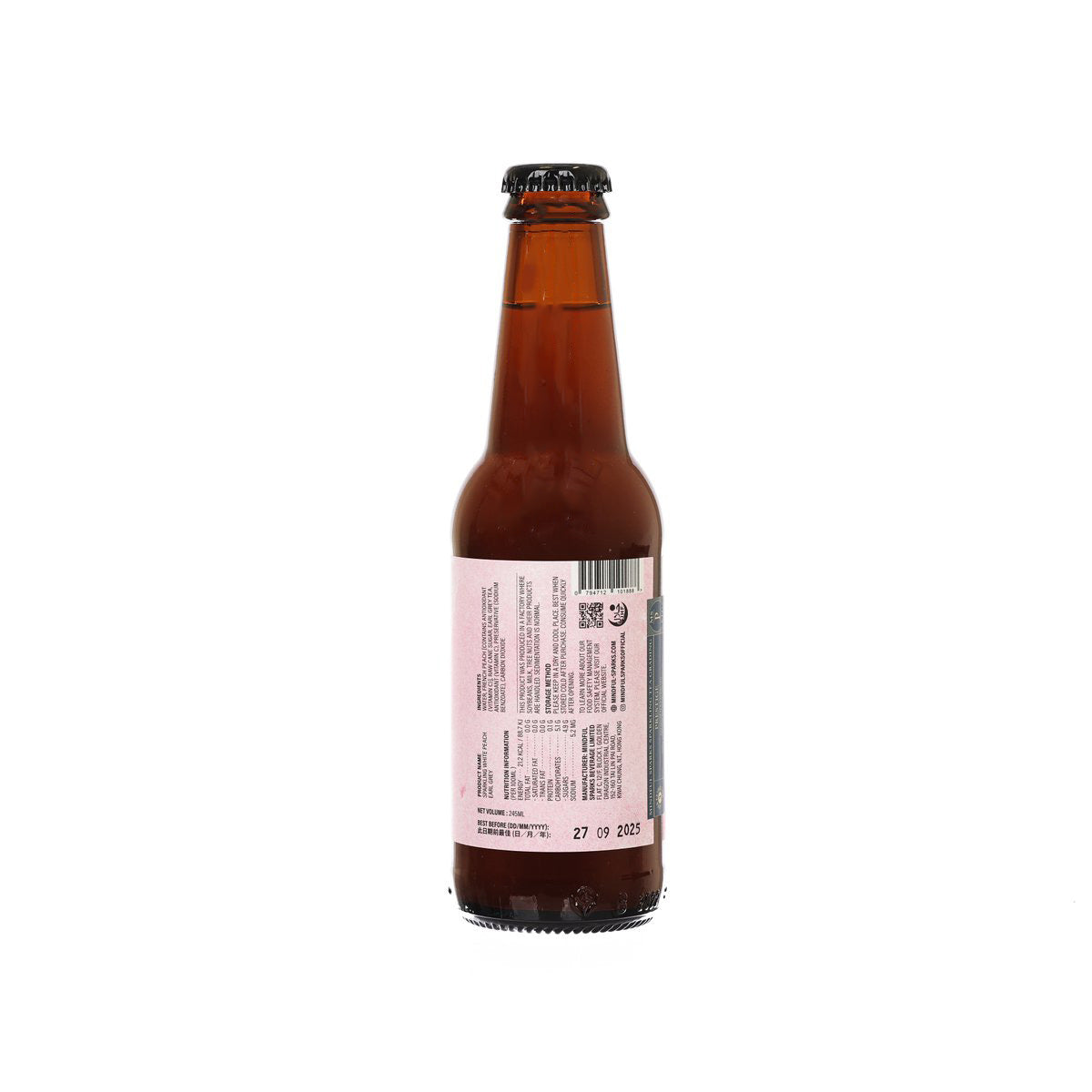 MINDFUL SPARKS 白桃氣泡伯爵茶 [樽裝]  (245mL)