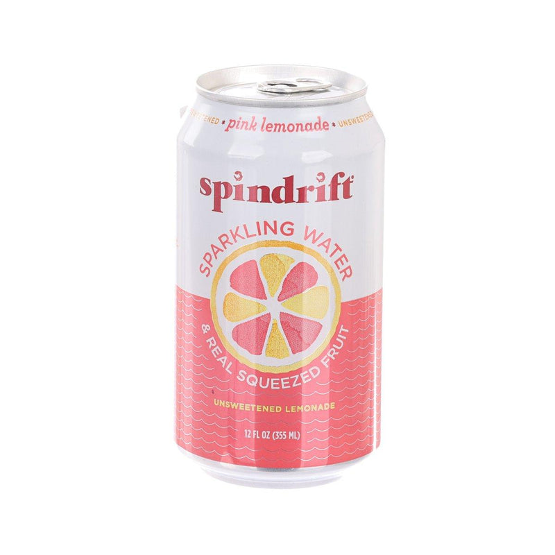 SPINDRIFT Sparkling Water - No Added Sugar Pink Lemonade  (355mL)