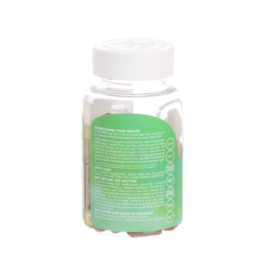IVYBEARS Men's Hair Vitamins Gummy (60pcs) - LOG-ON